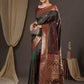 Anouk Woven Design Zari Banarasi Saree | Swadesiicart