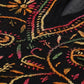 ADA Women Black & Mustard Yellow Chikankari Embroidered Sustainable Kurta with Trousers | Swadesiicart