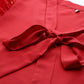 Ahalyaa Women's Crepe Red Tunic | Swadesiicart