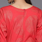 Ahalyaa Printed Crepe Basic Jumpsuit With Waist Tie-Ups | Swadesiicart