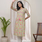 Vaasva Women Multi Cotton Printed Straight Kurti - Swadesiicart