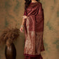 Sangria Woven Design Zari Banarasi Saree | Swadesiicart