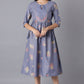 W for Woman Blue Gathered Dress