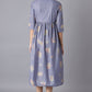 W for Woman Blue Gathered Dress