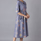 W for Woman Blue Gathered Dress
