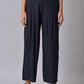 W for Woman Blue Tailored Parallel Pants