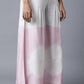W for Woman Bubblegum Pink & Ecru Flared Pants