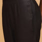 W for Woman Black Solid Slim Pants