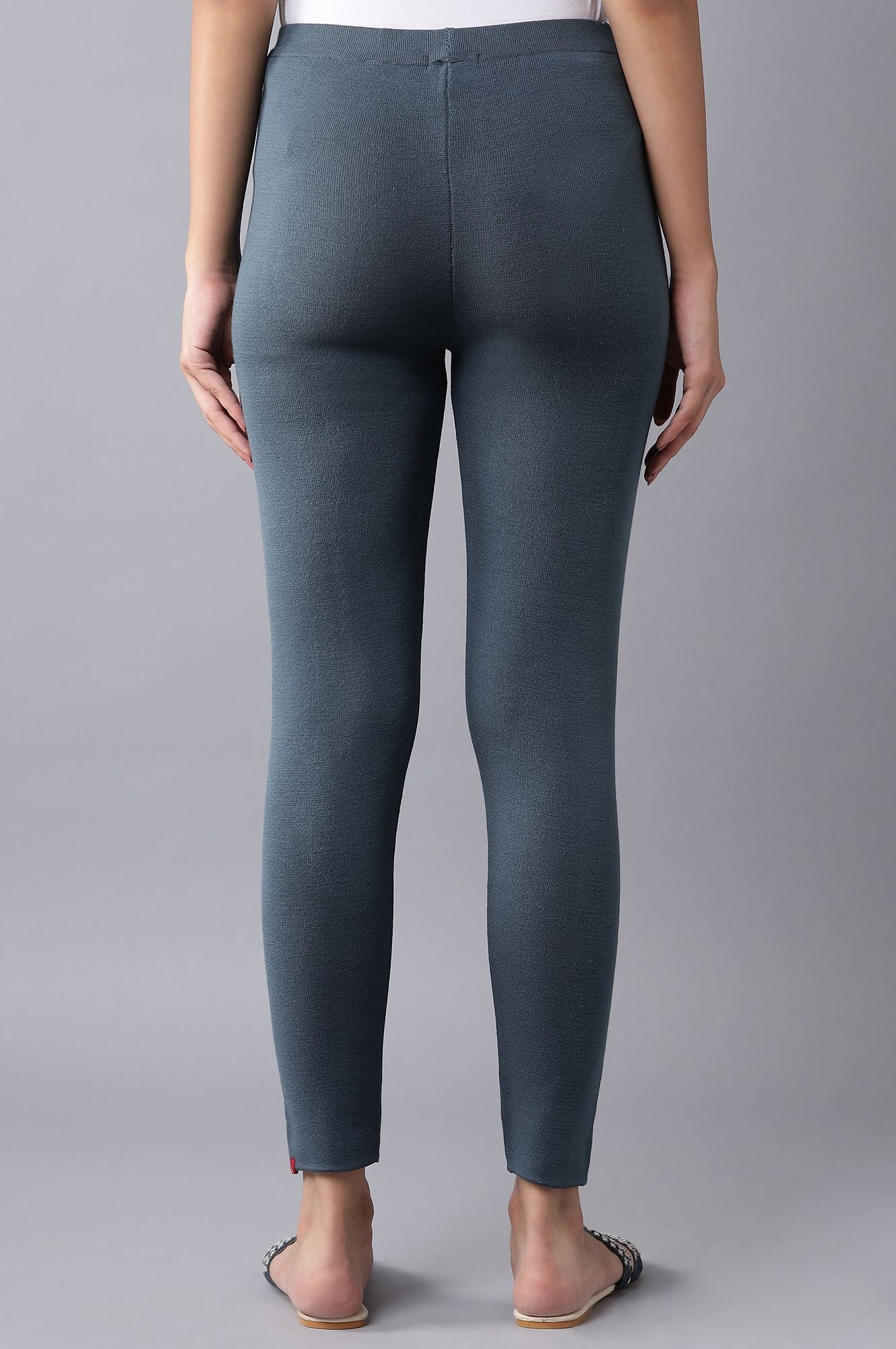 W for Woman Blue Pintuck Tights