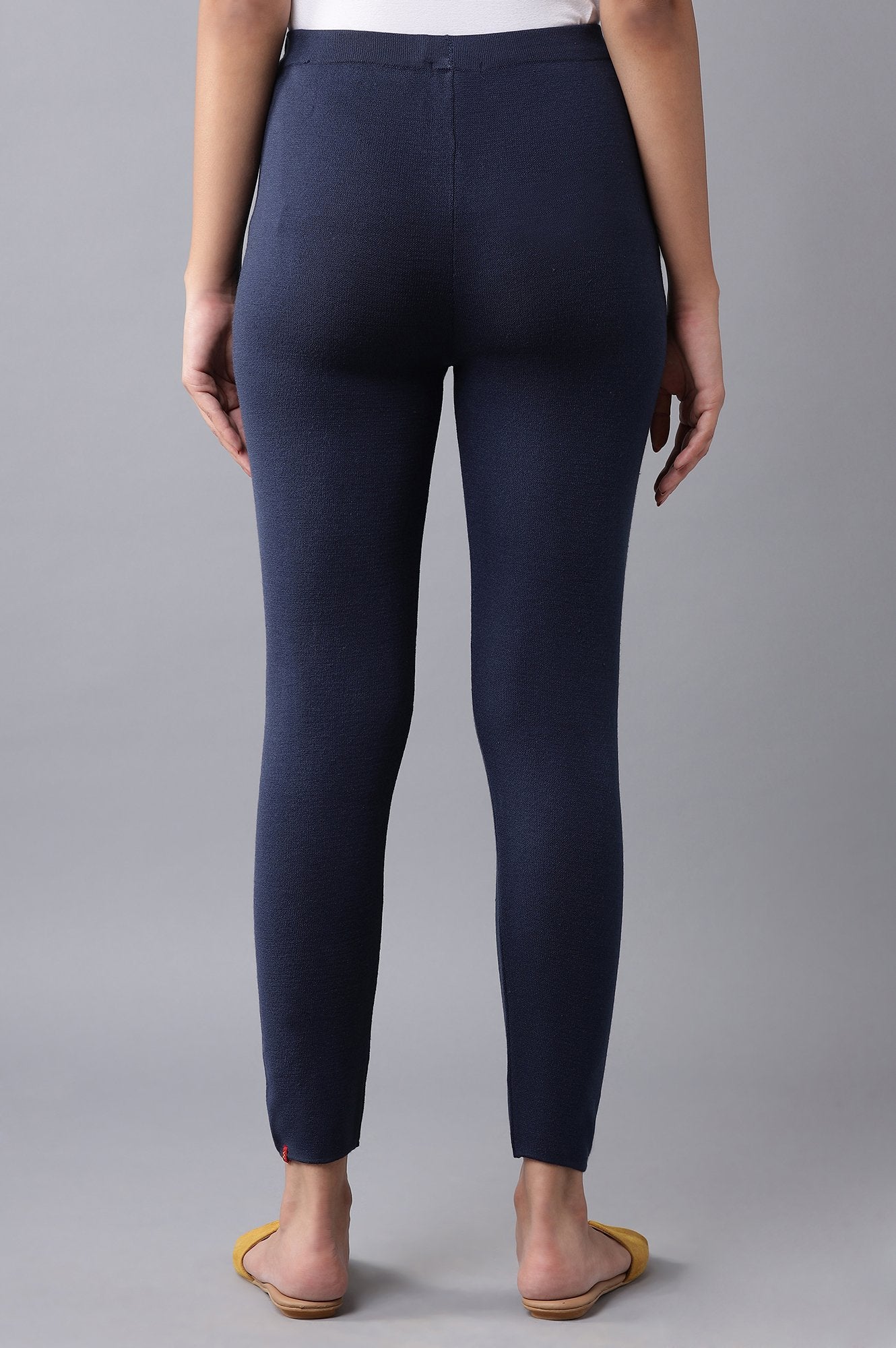 W for Woman Blue Pintuck Tights