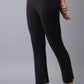 W for Woman Black Knitted Slim Pants