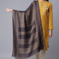 W for Woman Blue Jacquard Shawl