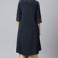 W for Woman Blue Sequin Light Festive kurta