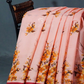 Peach Colour Block Print Pure Kota Cotton Saree By Gayathri Reddy Designer Studio | Swadesiicart