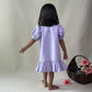 ArthLife Lavender Flower Patch Casual Dress