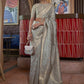 Mitera Floral Woven Design Zari Banarasi Saree | Swadesiicart