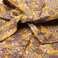 InWeave Mustard Kalamkari Print Co Ord Set With Belt - Swadesiicart