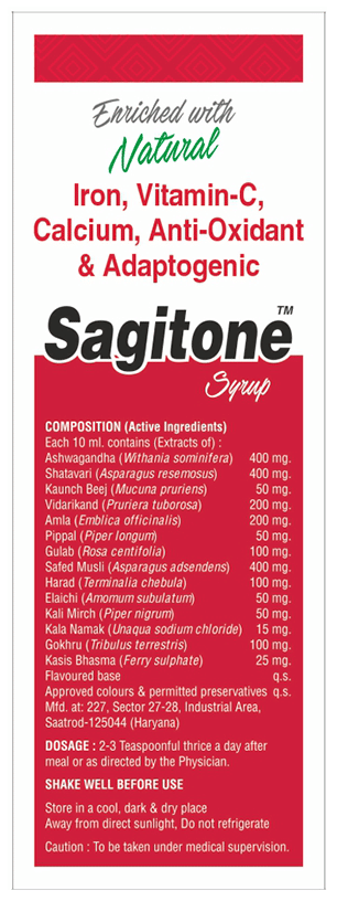 Sagius Sagitone Syrup | Swadesiicart
