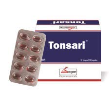 Sagar Ayurveda Tonsari Capsules - Swadesiicart