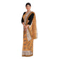 Exclusive Collection 100% Pure Cotton Biege Tant Saree With Hand Weaving Work - Swadesiicart