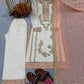Anaita Pink & White Gimmy Chu Readymade Suit with Embroidery & Moti Work