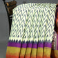 Shades of Cream And Red Blouse Patola Print Semi Chanderi Saree By Gayathri Reddy Designer Studio | Swadesiicart