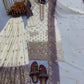 Anaita Lavender & White Georgette Readymade Suit with Embroidery & Sequence Work