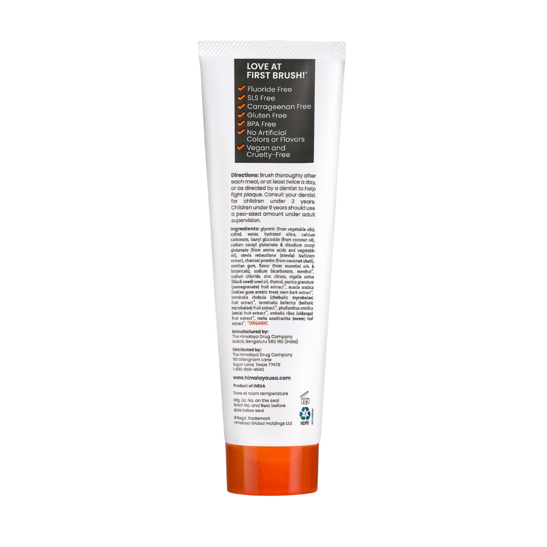 Whitening Antiplaque Charcoal & Black Seed Oil Mint Toothpaste