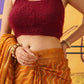 Tikhi Imli Leheriya Zari Jute Silk Ready to Wear Saree | Swadesiicart