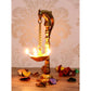 eCraftIndia Gold Toned Decorative Brass Parrot Diya | Swadesiicart