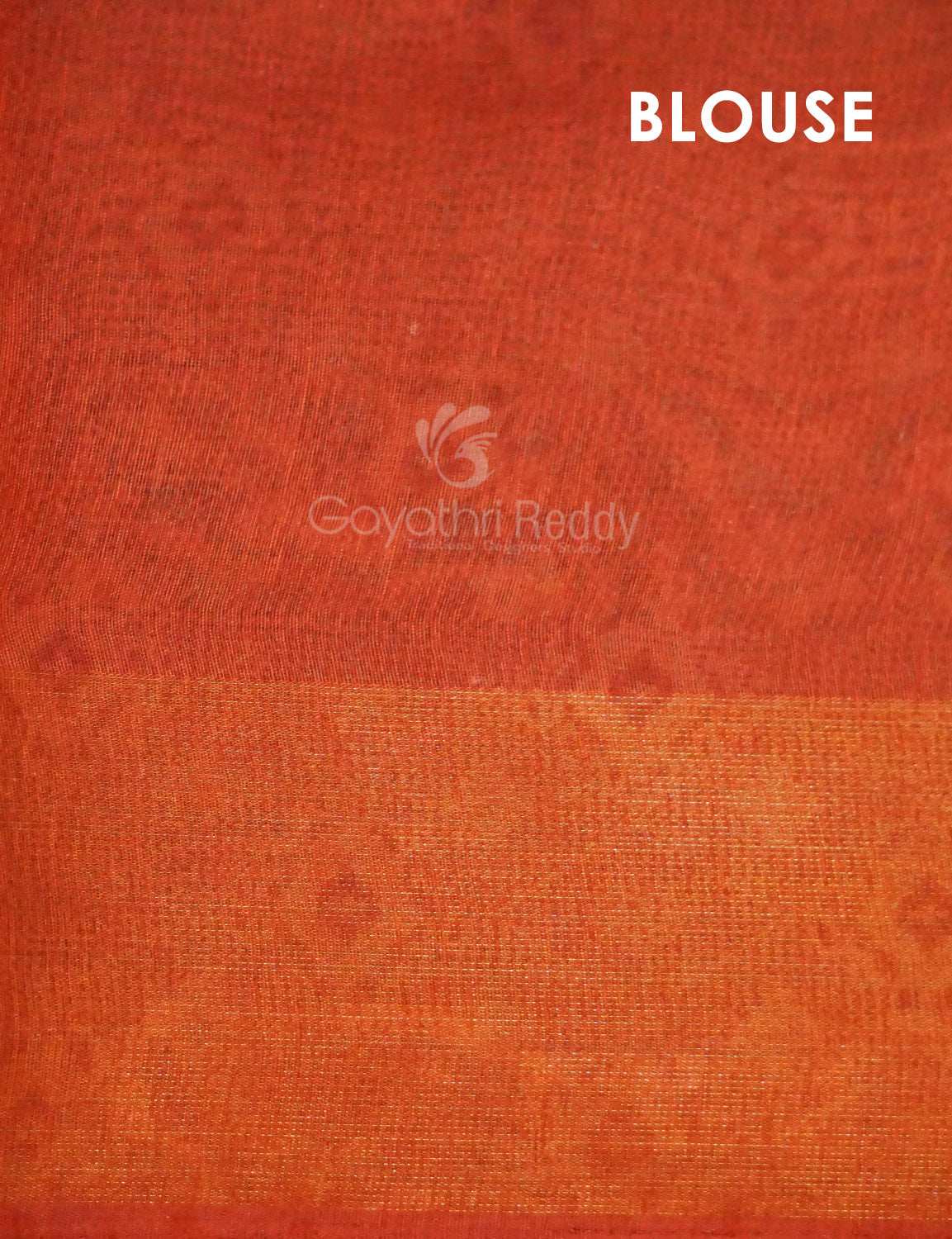 Shades of Cream Colour And Orange Blouse Patola Design Semi Chanderi Saree By Gayathri Reddy Designer Studio | Swadesiicart