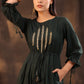Juniper Women Jadegreen Rayon Slub Embroidered Regular Jumpsuit - Swadesiicart