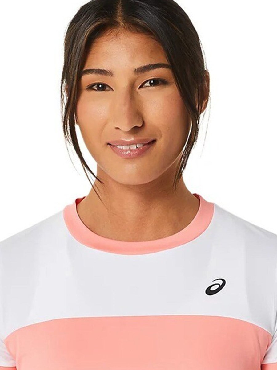 ASICS Court SS Colourblocked Short Sleeved T-Shirt | Swadesiicart