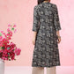 Anouk Abstract Printed Mandarin Collar Kurta - Swadesiicart