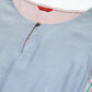 W for Woman Blue Sleeveless Rayon Flax kurta