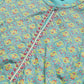 W for Woman Blue Gathered kurta With Bead Work