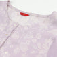 W for Woman Purple Floral Printed Half Placket kurta