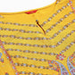 W for Woman Mustard Glitter Printed Shantung kurta