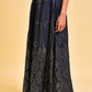 W for Woman Blue Printed Light Festive Skirt