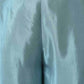 W for Woman Aqua Blue Shantung Straight Parallel Pants