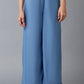 W for Woman Azure Blue Parallel Pants