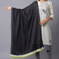 W for Woman Black Cotton Dupatta With Printed Border
