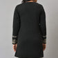 W for Woman Black Reversible Jacquard Women Cardigan