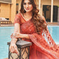 Tikhi Imli Embroidered Net Heavy Work Saree | Swadesiicart