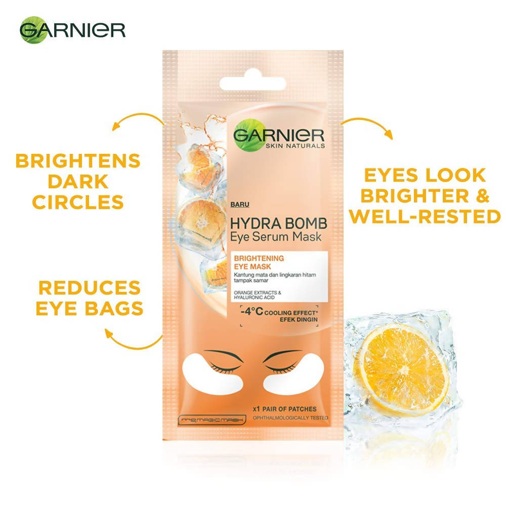 Garnier Hydra Bomb Eye Serum Orange Mask - Swadesiicart