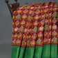 Shades of Maroon And Parrot Green Blouse Patola Print Semi Chanderi Saree By Gayathri Reddy Designer Studio | Swadesiicart