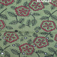 Pista Mix Colour Block Print With Mirron Embroidered Pure Mulmul Cotton Saree By Gayathri Reddy Designer Studio | Swadesiicart