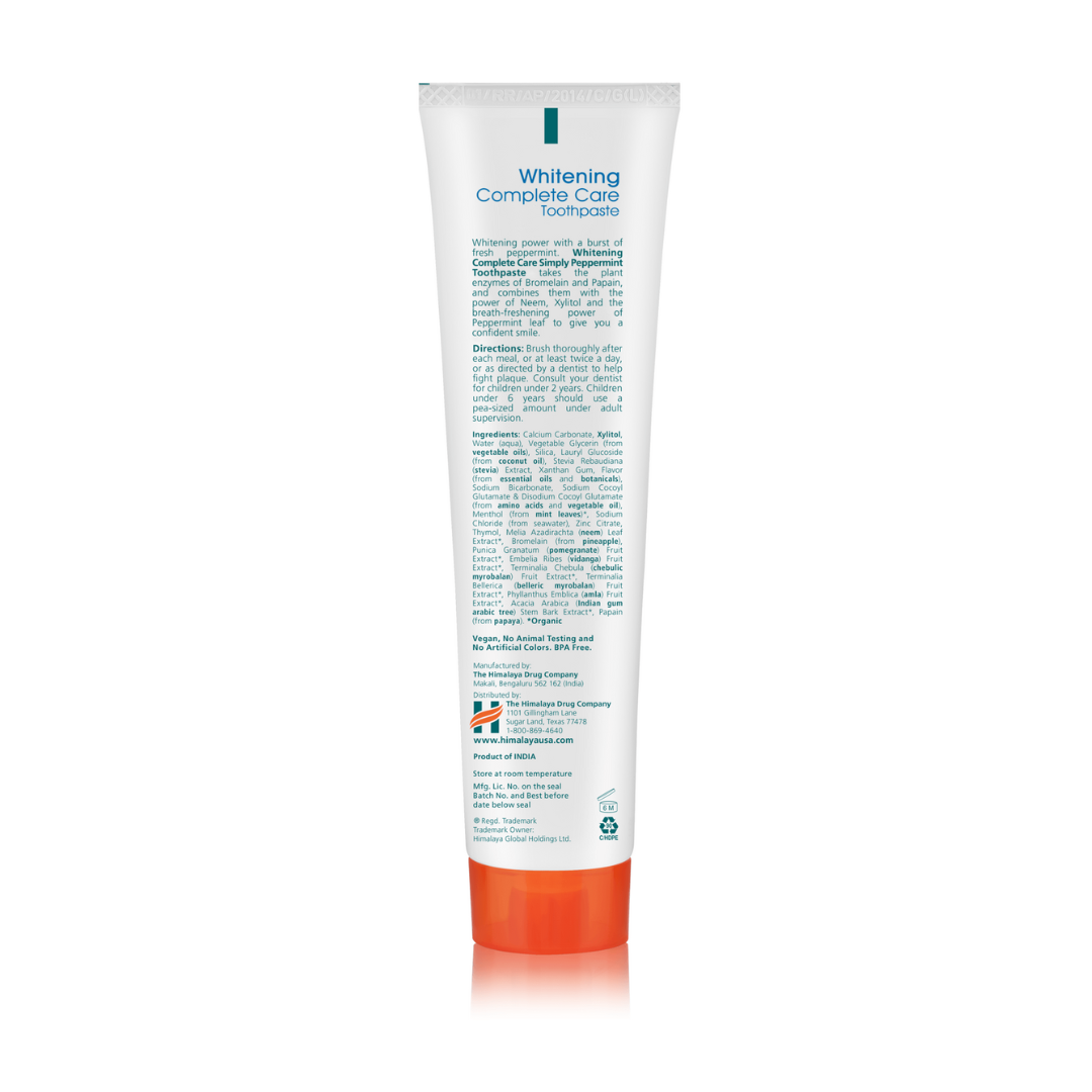 Whitening Complete Care Peppermint Toothpaste