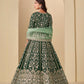 Anaita D Green Velvet Anarkali Suits With Heavy Embroidery Work