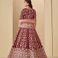 Anaita Red Velvet Anarkali Suits With Heavy Embroidery Work